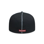 CAP SUPREME X NEW ERA PIPING SCRIPT LOGO