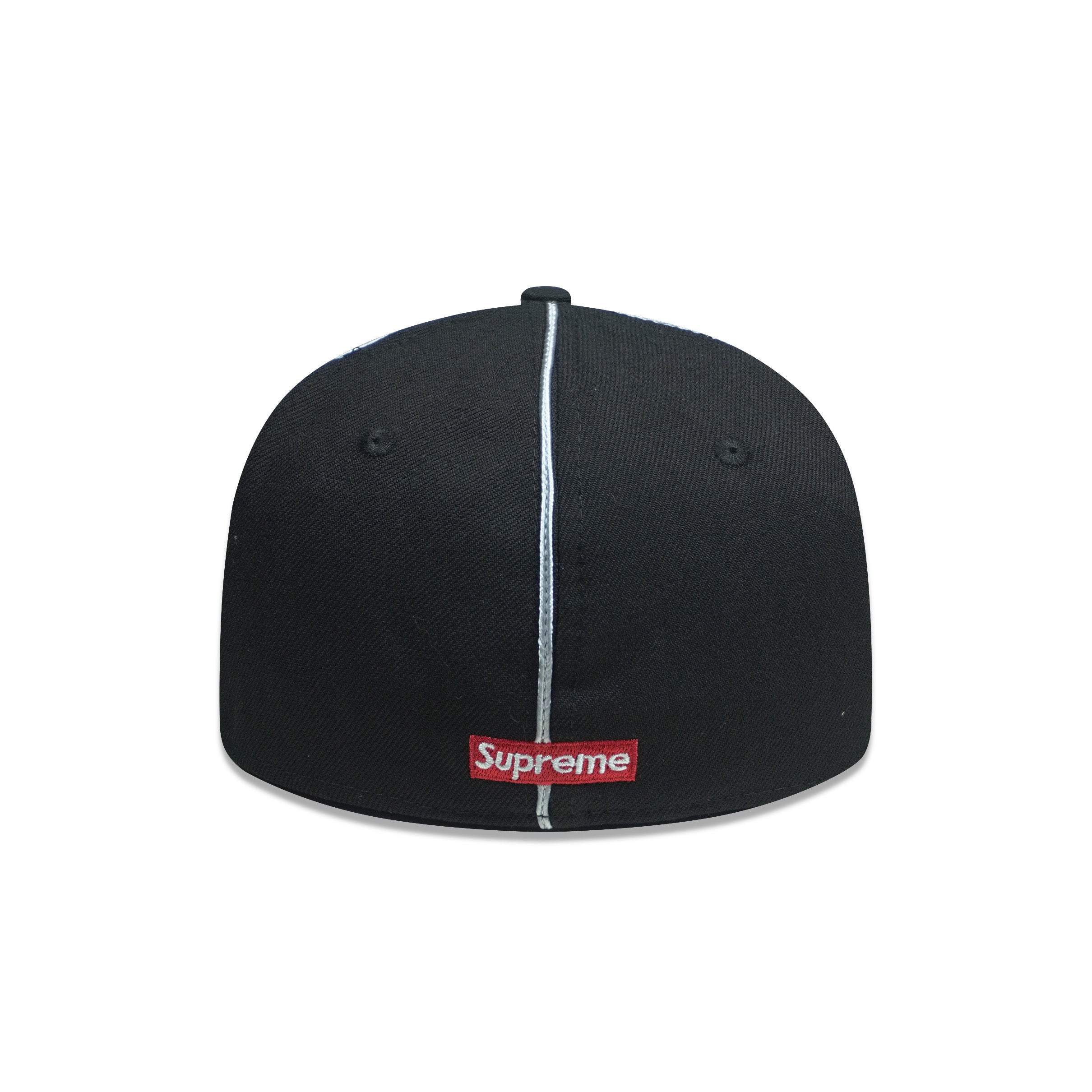 CAP SUPREME X NEW ERA PIPING SCRIPT LOGO