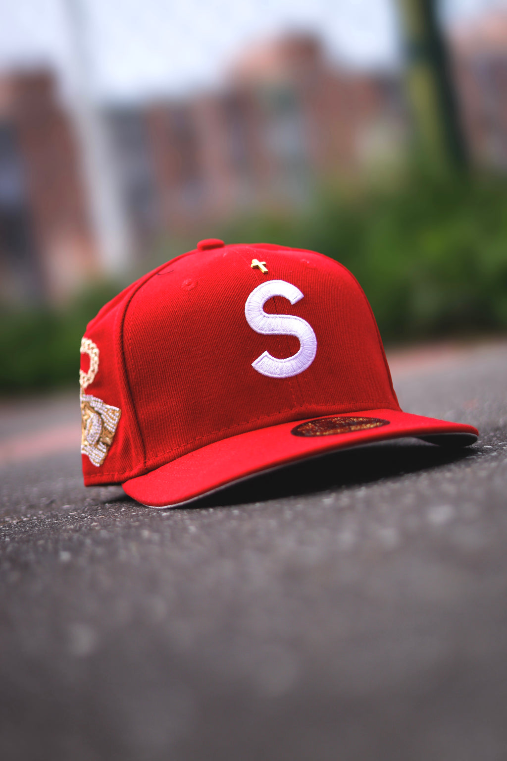 Supreme Jesus Piece S Logo New Era 'RED’