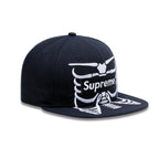 SUPREME BONES BOX LOGO BLACK