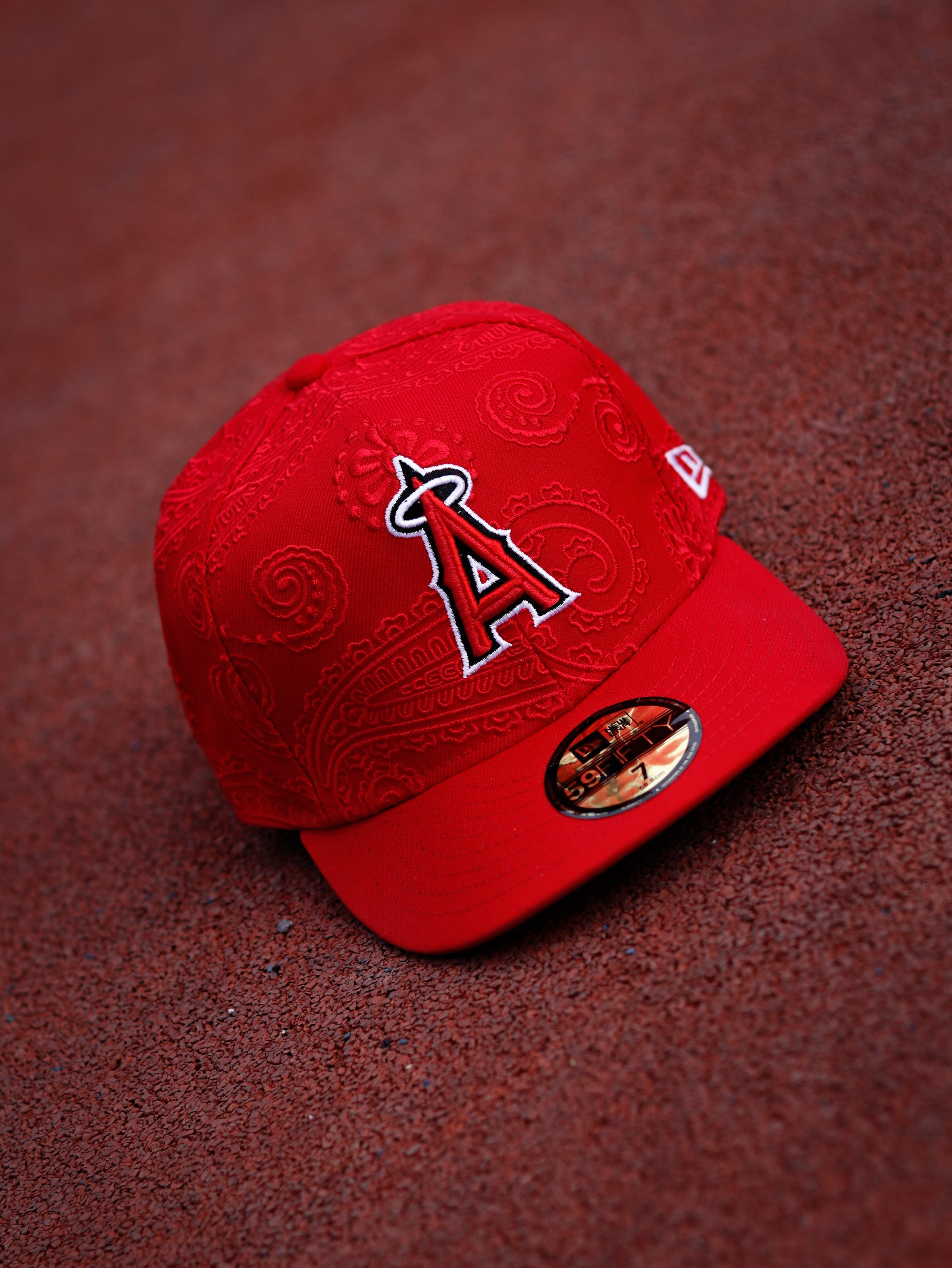 CAP NEW ERA ANGELINOS ANAHEIM SWIRL RED