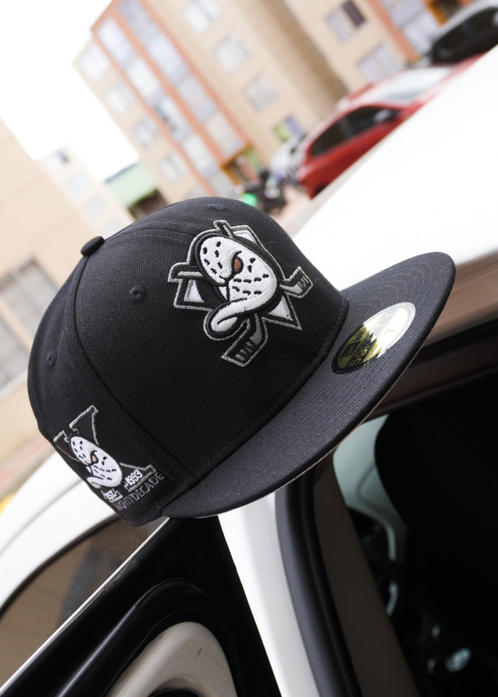 ANAHEIM DUCKS BLACK AND WHITE 59FIFTY