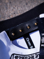 CAP CHROME HEARTS BLACK AND WHITE