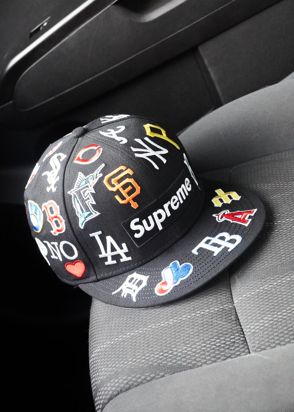 CAP MLB ALL OVER X SUPREME BLACK