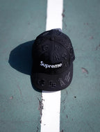 CAP NEW ERA X SUPREME ALL OVER BLACK