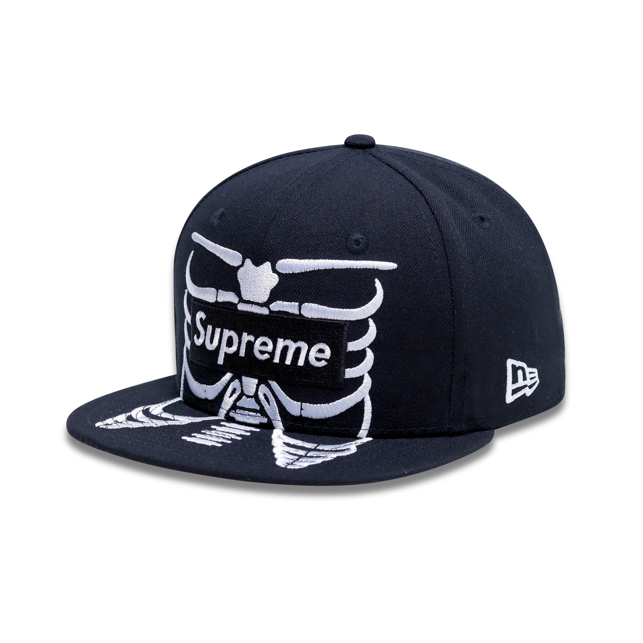 SUPREME BONES BOX LOGO BLACK