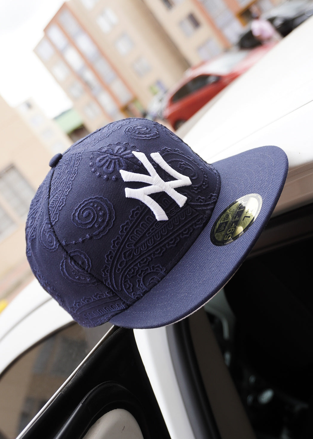 CAP NEW ERA SWIRL NEW YORK YANKEES 59FIFTY AZUL OSCURO
