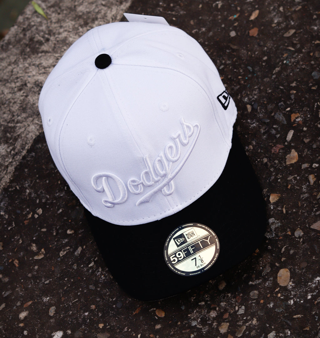 CAP NEW ERA DODGERS BLACK AND WHITE