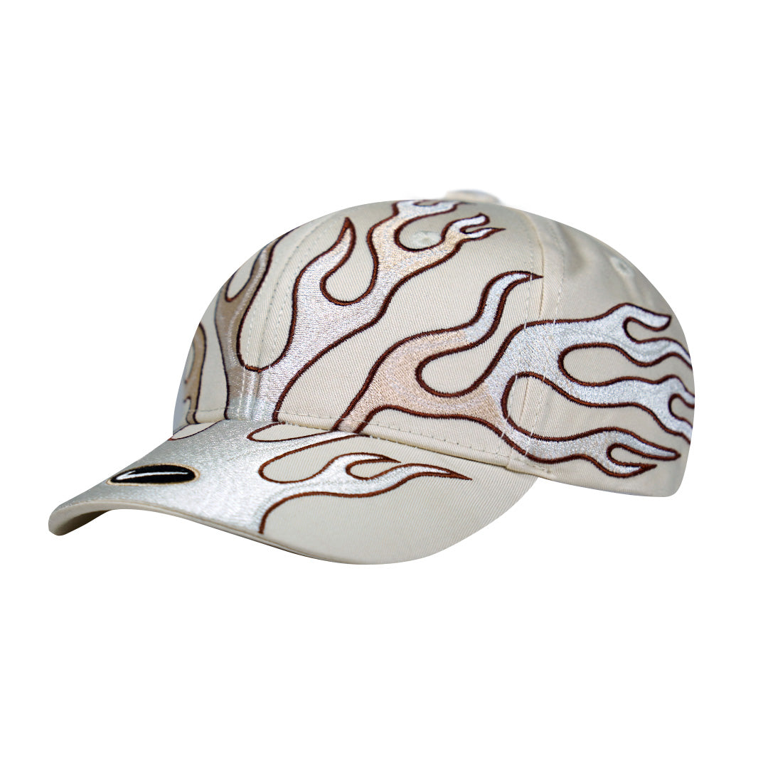 Flame Cap Nike Club Structured Beige