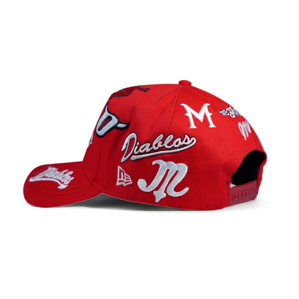 NEW ERA CAP DIABLOS ROJOS DE MEXICO ALL OVER