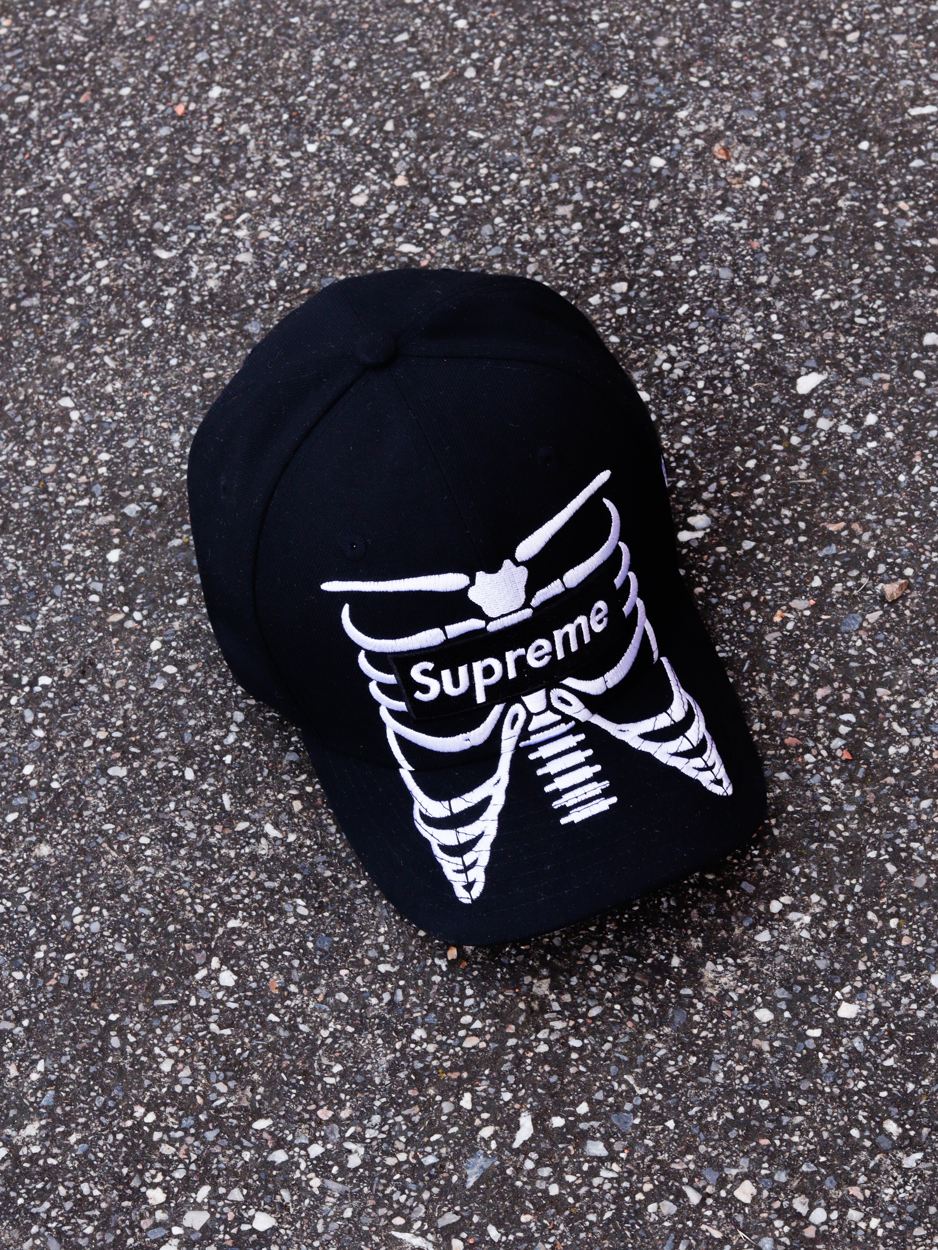 SUPREME BONES BOX LOGO BLACK