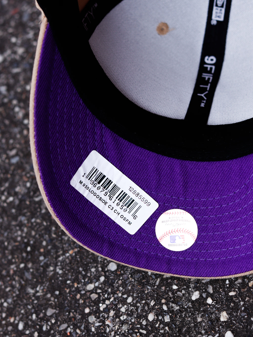 CAP NEW YORK YANKEES BEICH AND PURPLE