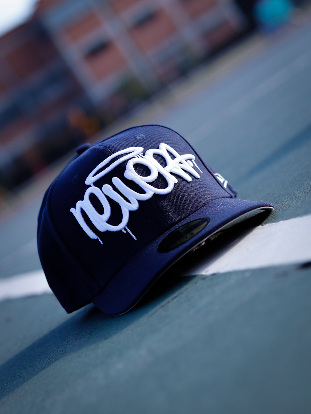 CAP 59FIFTY NEW ERA BRANDED GRAPHIC NAVY