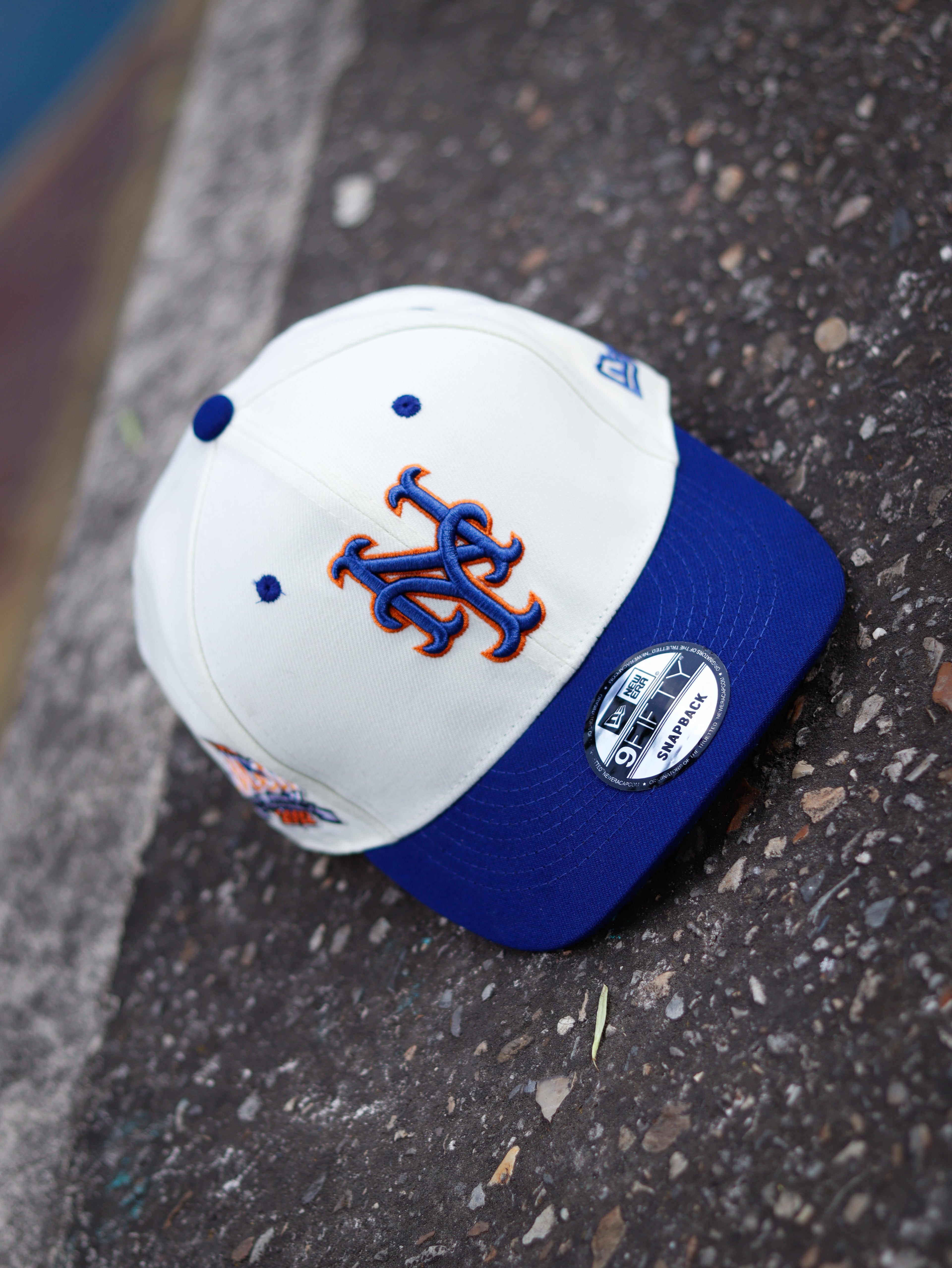 CAP NEW YORK METS WHITE AND BLUE