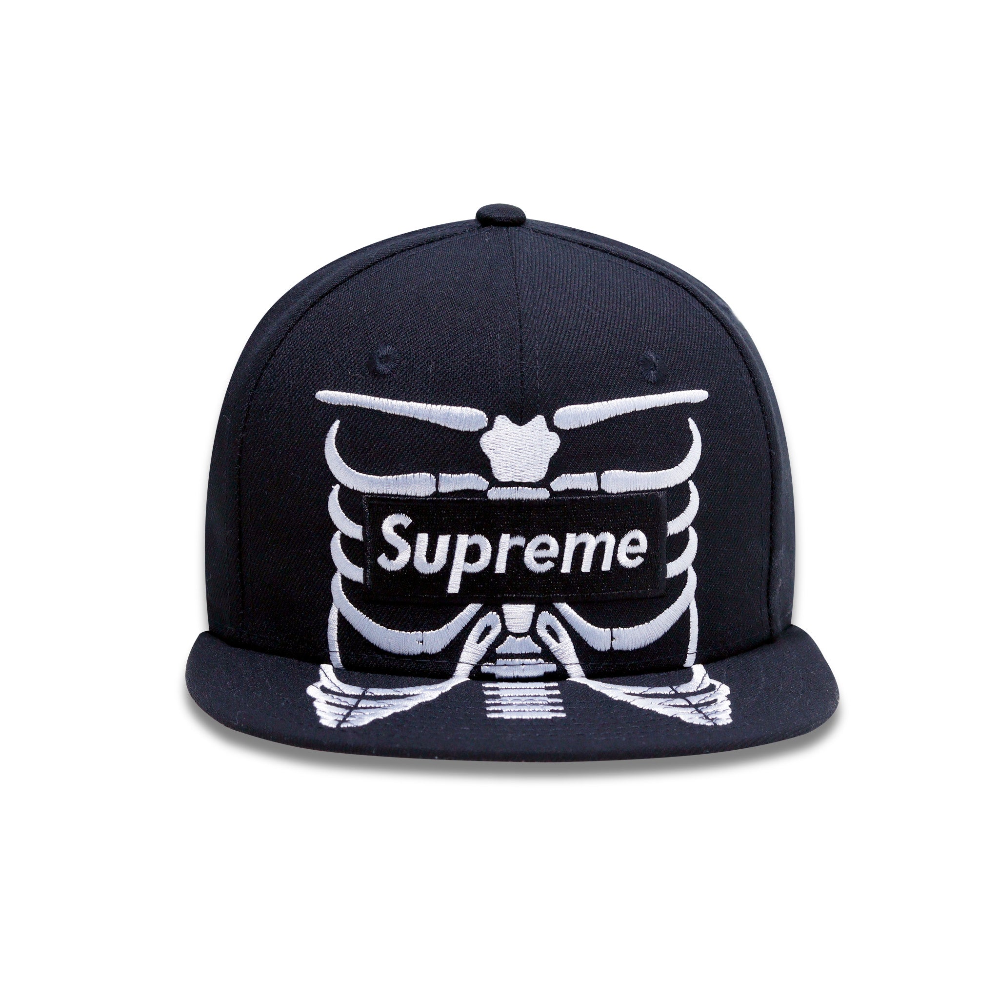 SUPREME BONES BOX LOGO BLACK