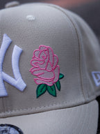 CAP NEW YORK YANKEES BEIGE ROSE