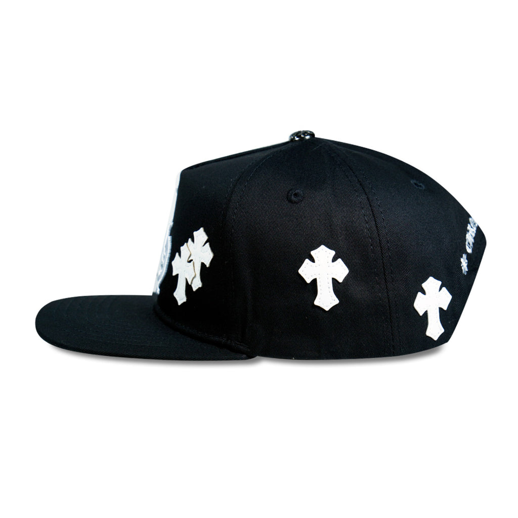 Chrome Hearts Cross Patch Baseball Hat 'Black'