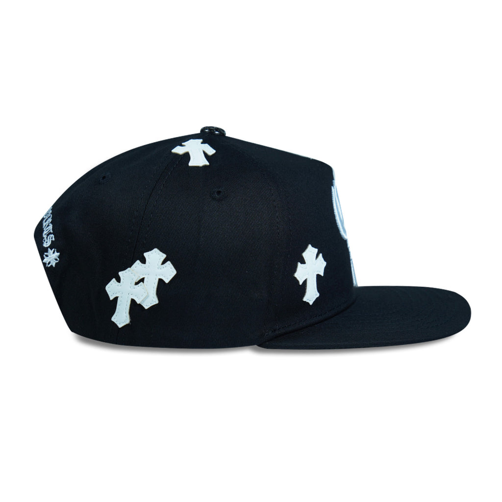 Chrome Hearts Cross Patch Baseball Hat 'Black'