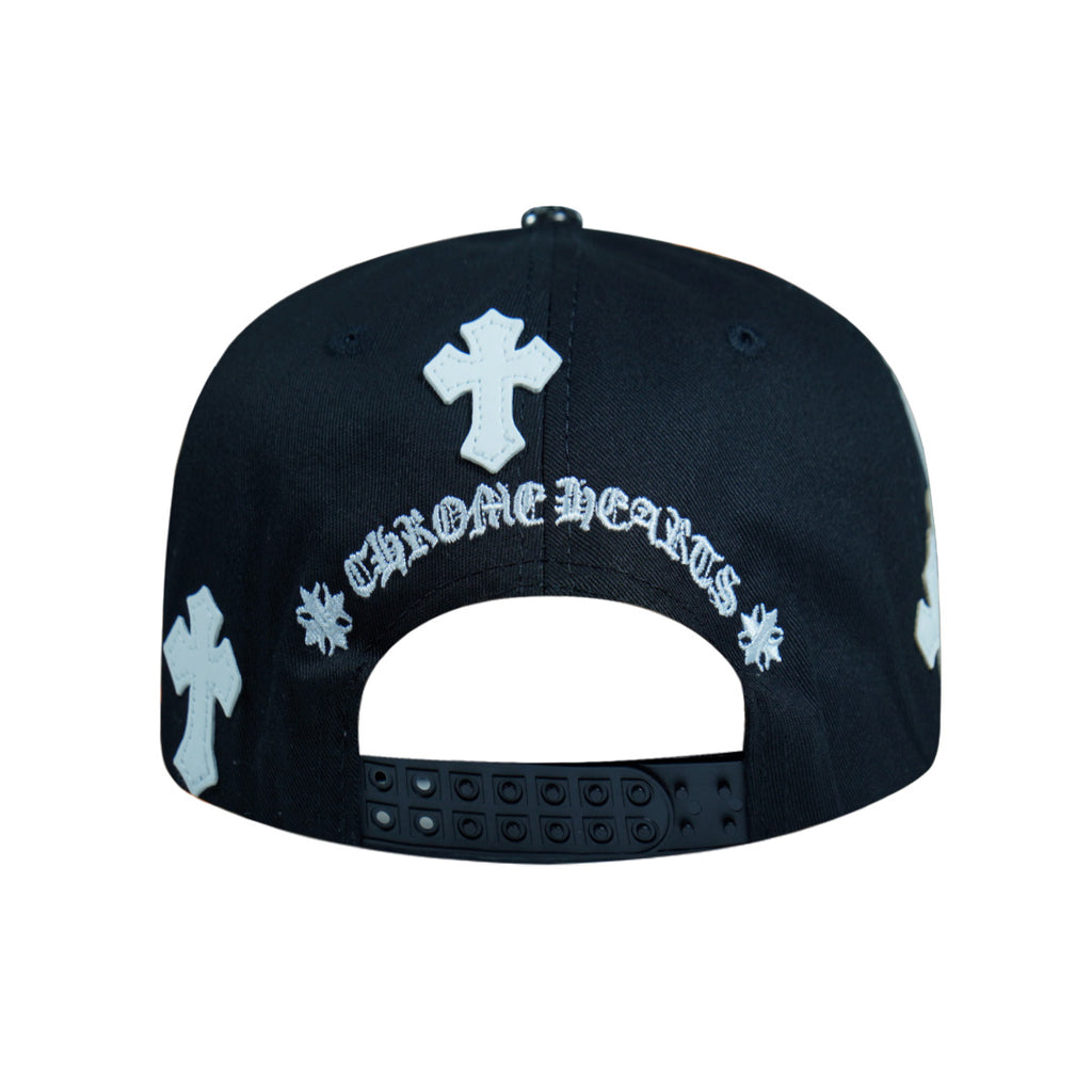 Chrome Hearts Cross Patch Baseball Hat 'Black'