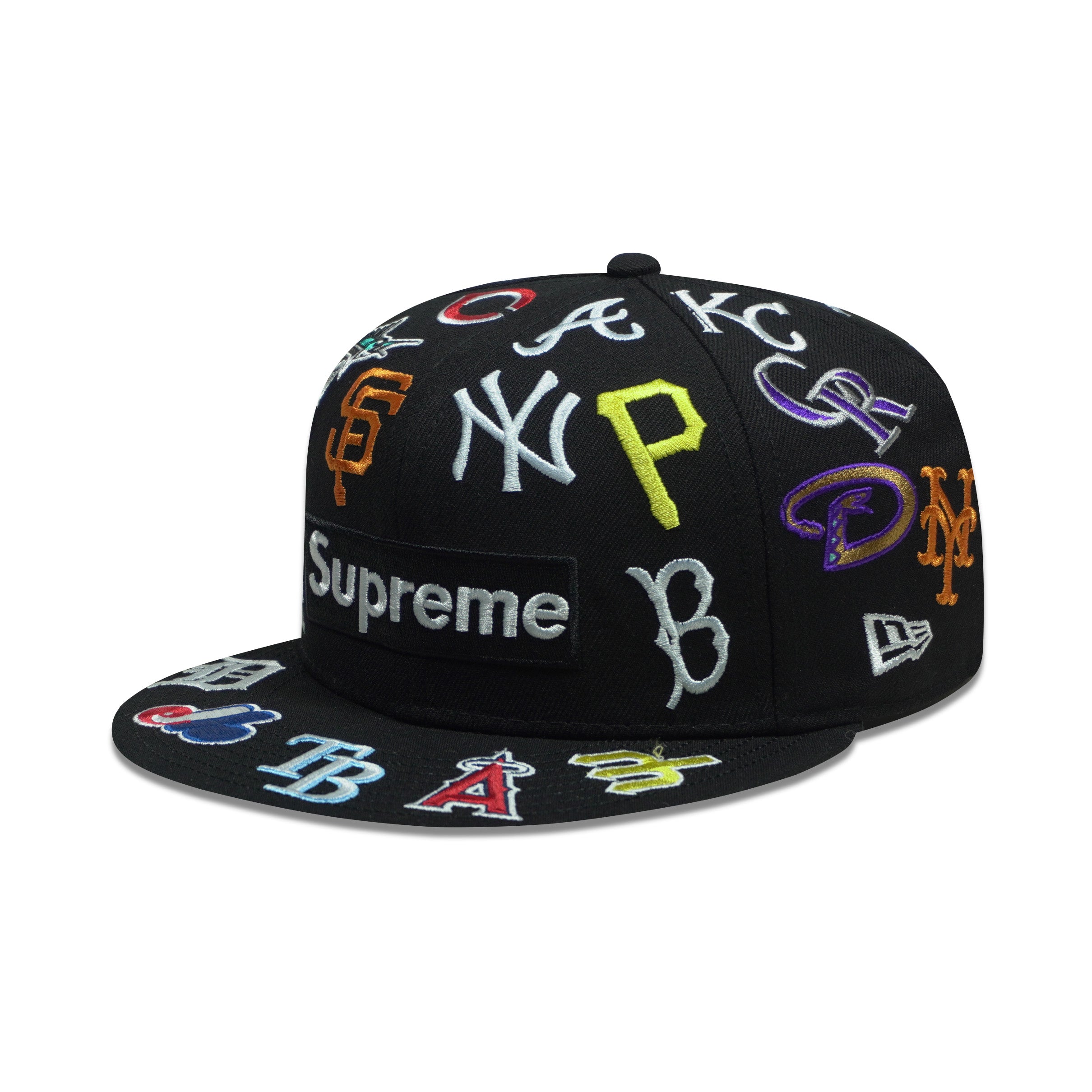 CAP MLB ALL OVER X SUPREME BLACK