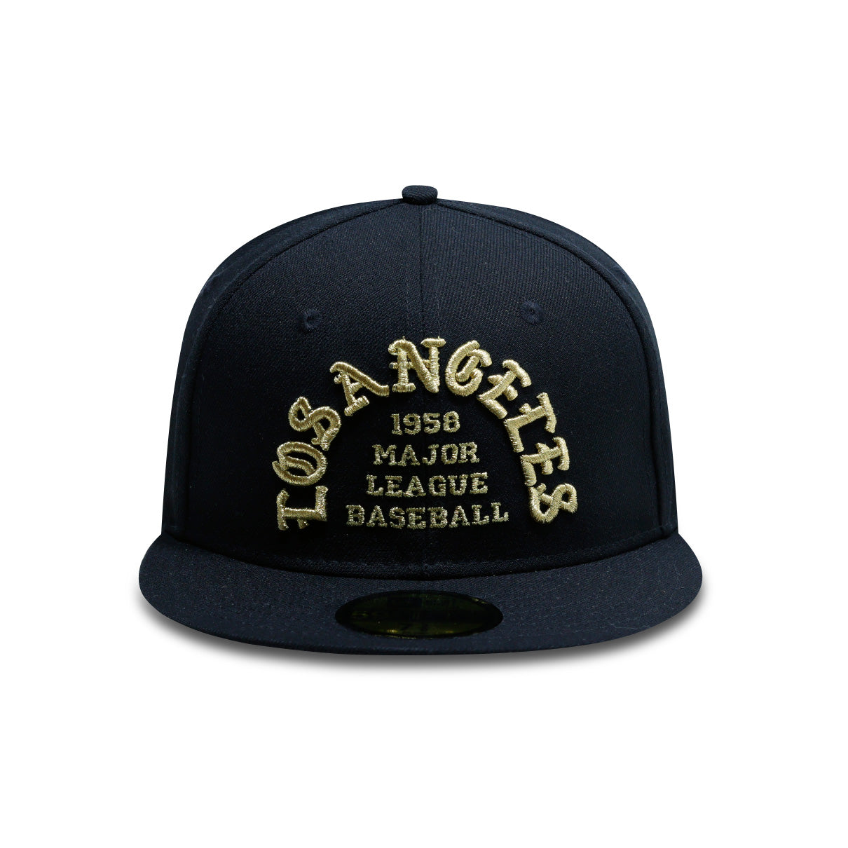 CAP LA DODGERS BLACK GOLD FITTED