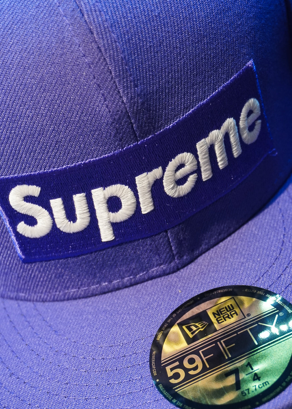 CAP SUPREME "NY" PURPLE FITTED