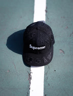 CAP NEW ERA X SUPREME ALL BLACK