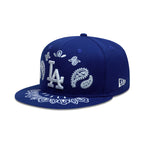 CAP LOS ANGELES DODGERS MLB PAISLEY BLUE