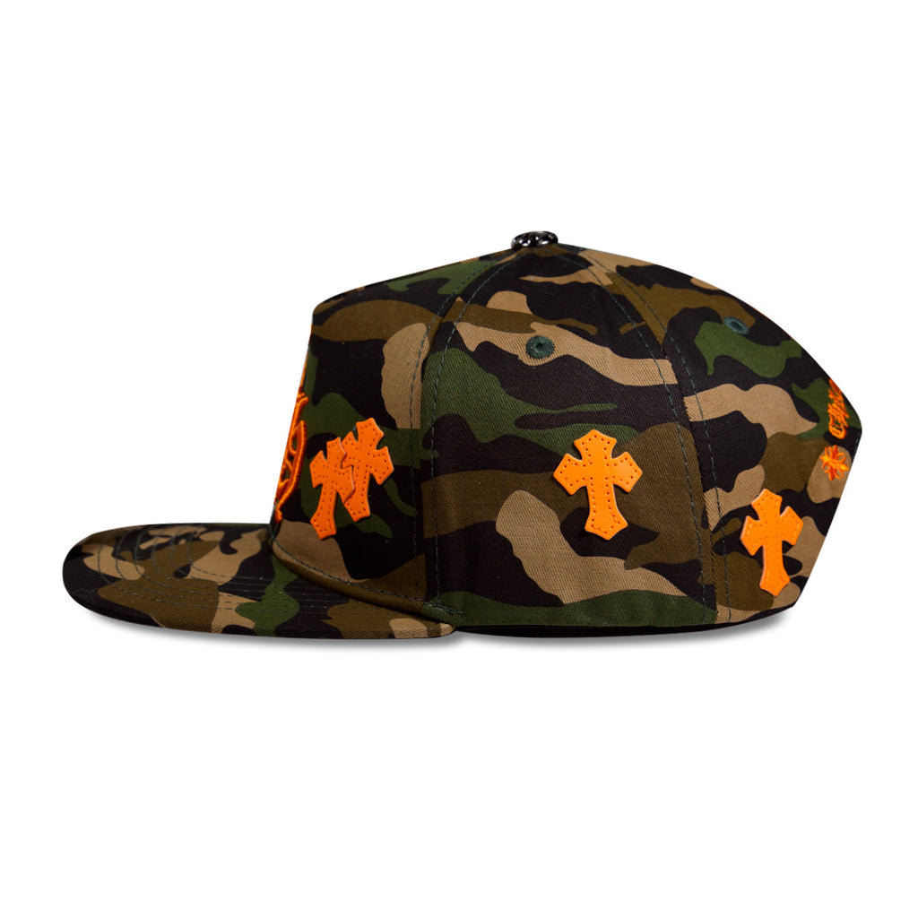 Chrome Hearts Cross Patch Baseball Hat Camo