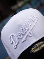 CAP NEW ERA DODGERS BLACK AND WHITE