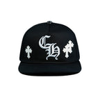 Chrome Hearts Cross Patch Baseball Hat 'Black'