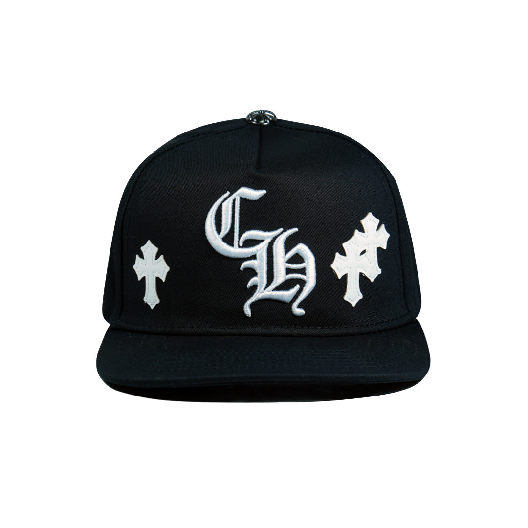 Chrome Hearts Cross Patch Baseball Hat 'Black'