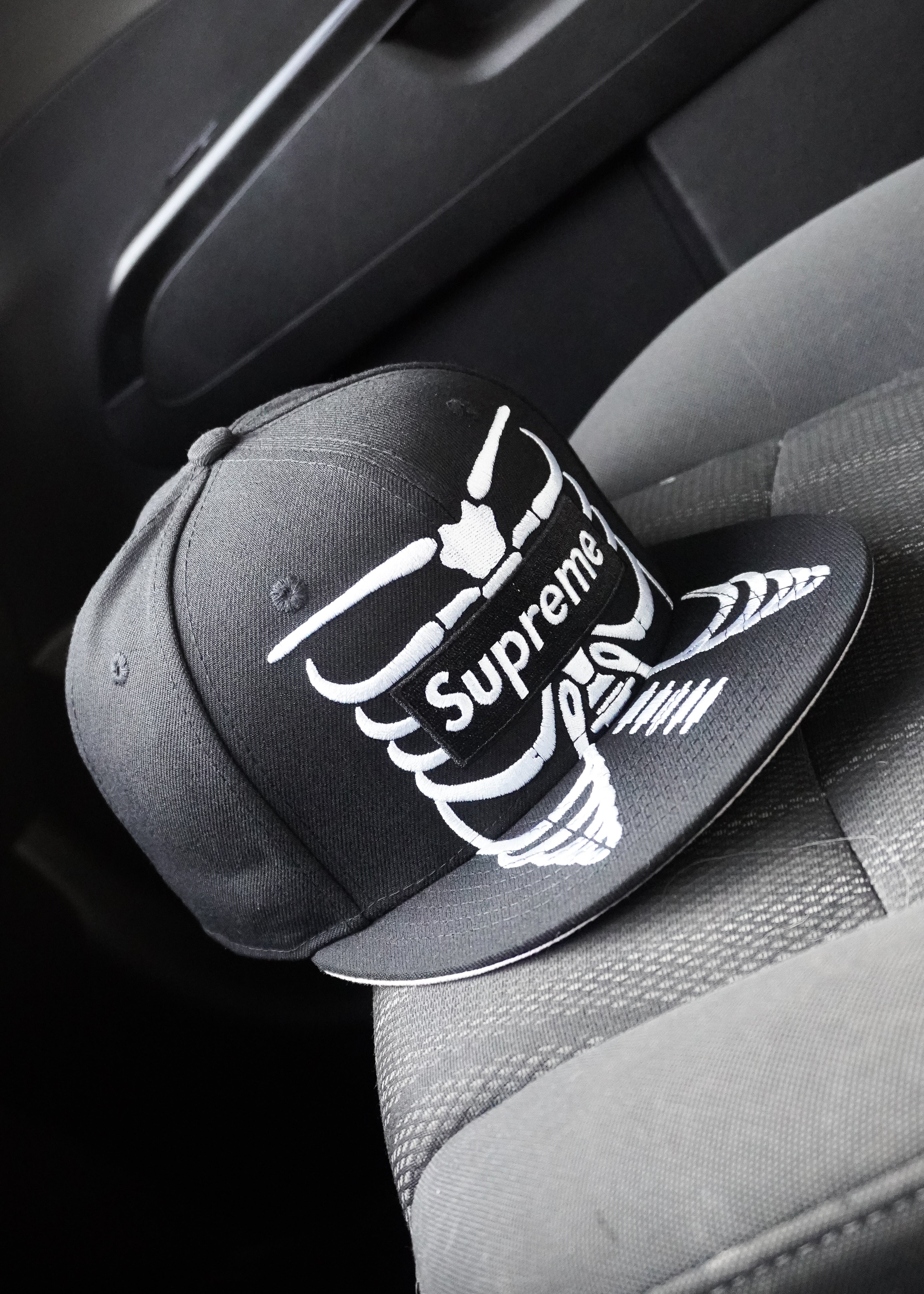 SUPREME BONES BOX LOGO BLACK
