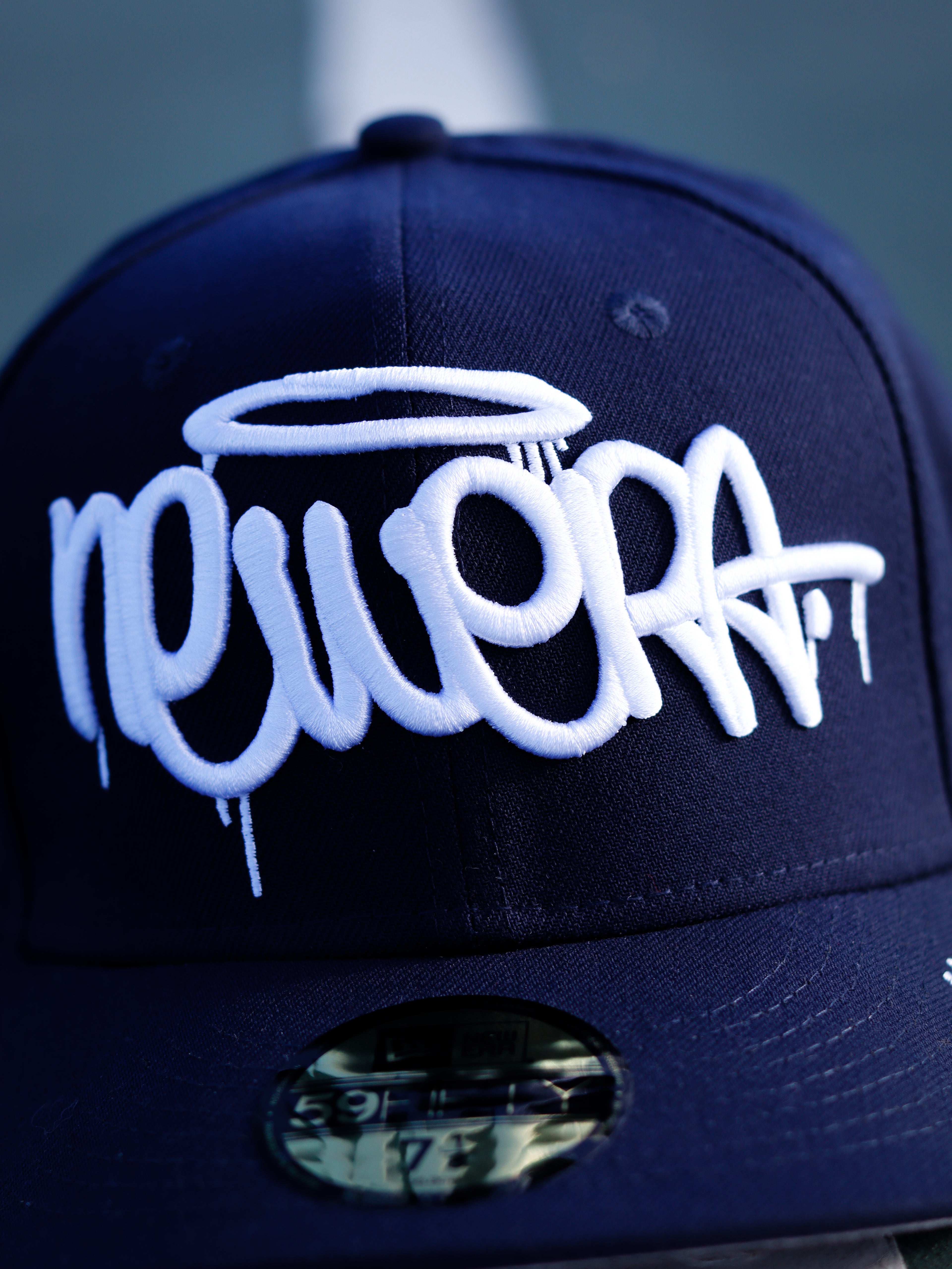 CAP 59FIFTY NEW ERA BRANDED GRAPHIC NAVY