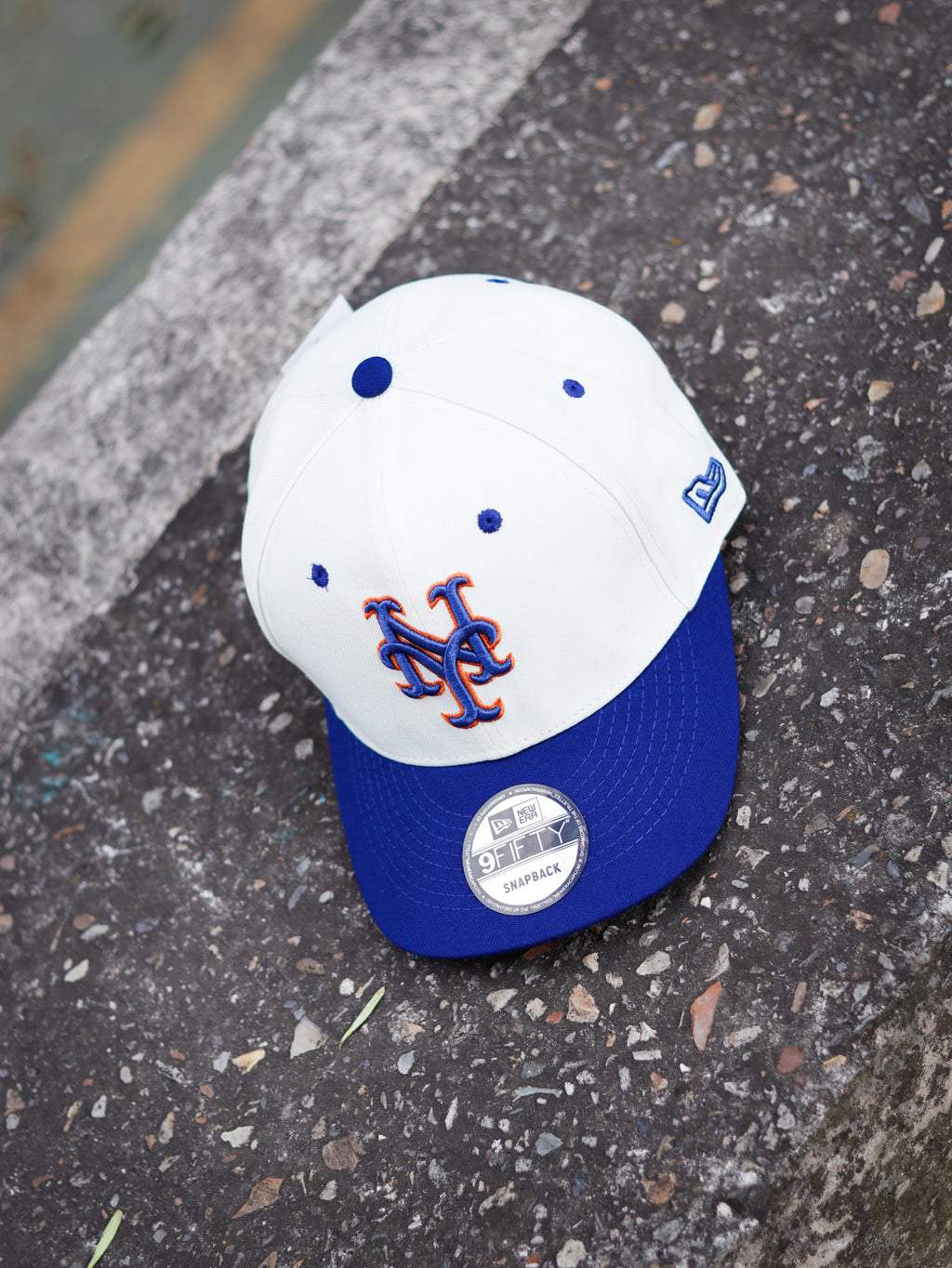 CAP NEW YORK METS WHITE AND BLUE