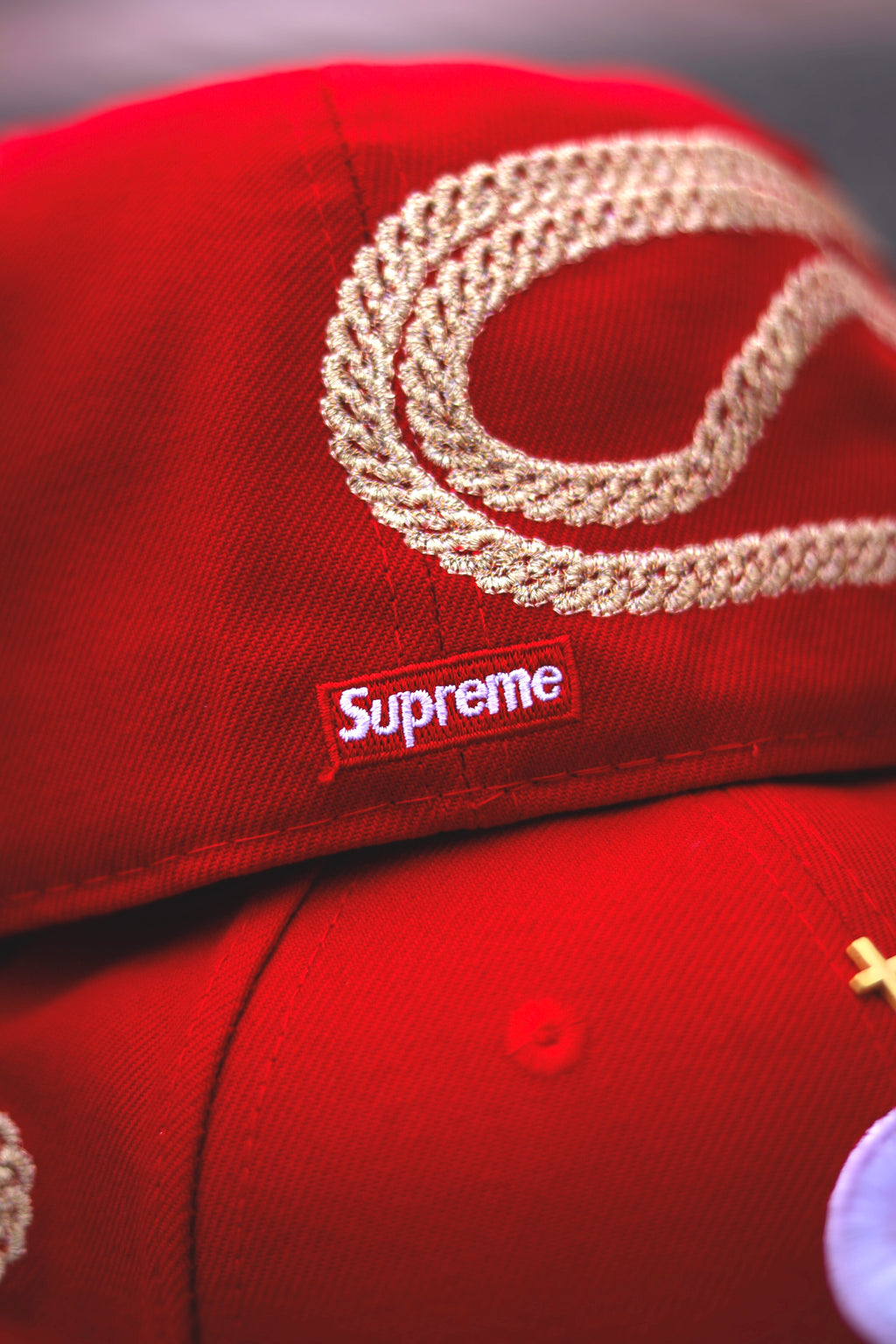Supreme Jesus Piece S Logo New Era 'RED’