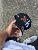 CAP NEW ERA LOS ANGELES DODGERS BLACK ROSES