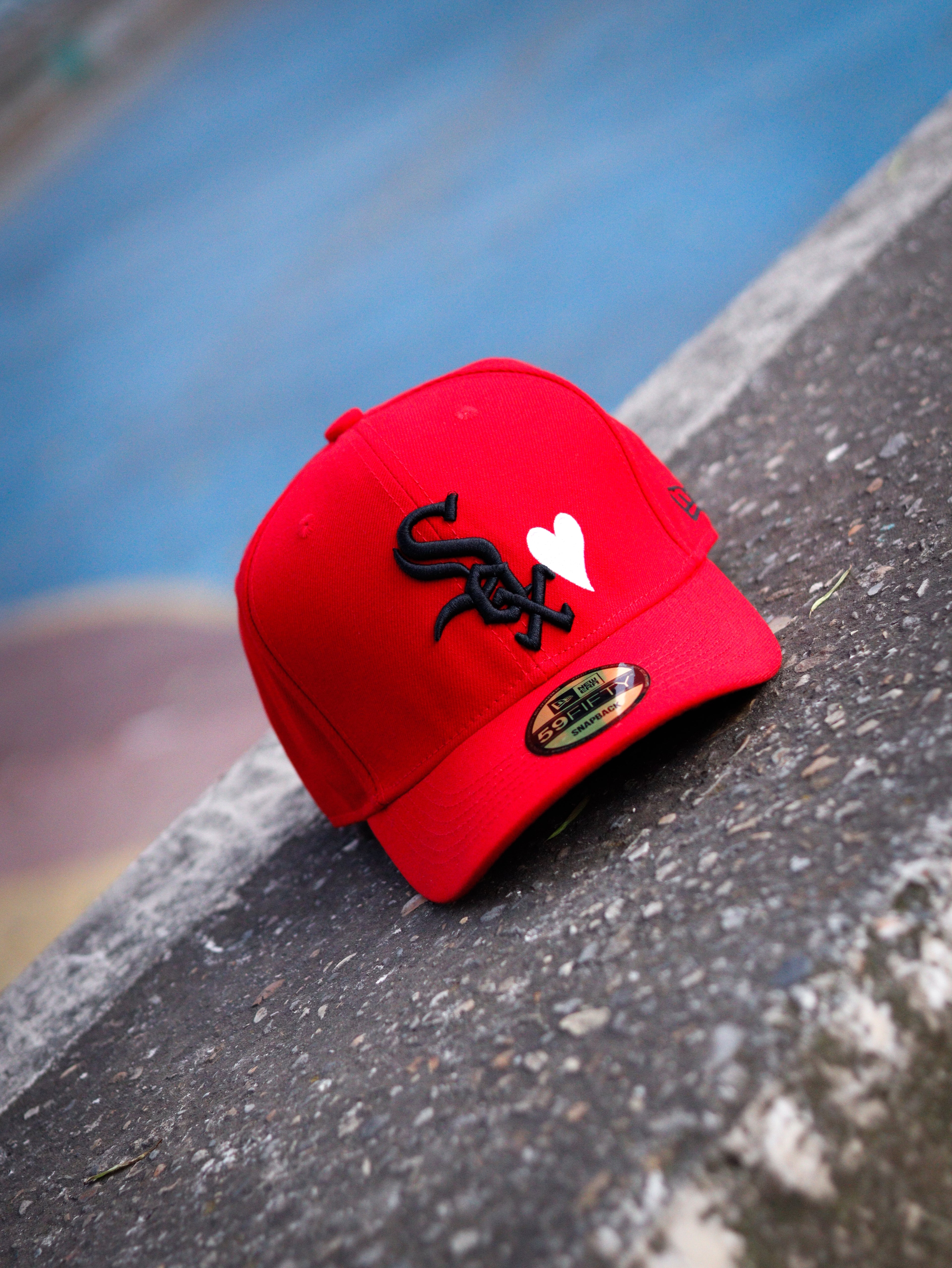 CAP NEW ERA CHICAGO WHITE SOX RED HEART