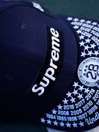 CAP SUPREME X NEW ERA UNDISPUTED BOX LOGO HAT