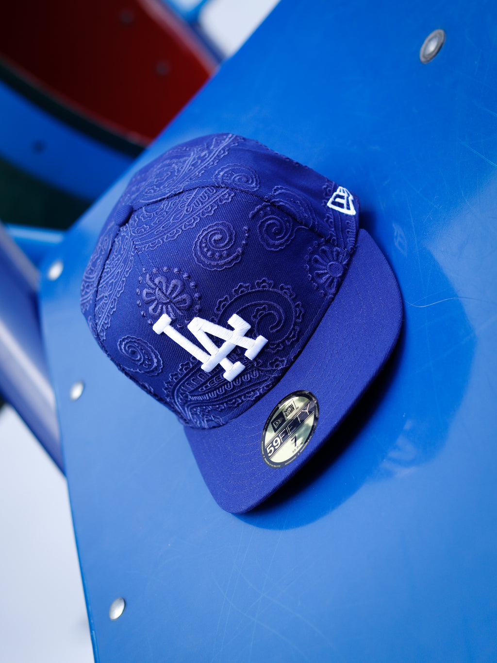 Los Angeles Dodgers Mlb Swirl 59fifty Cerrada Azul