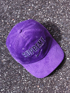 SUPREME X NIKE CAP CORDUROY MORADO
