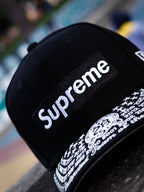 CAP SUPREME UNDISPUTED BOX LOGO HAT BLACK