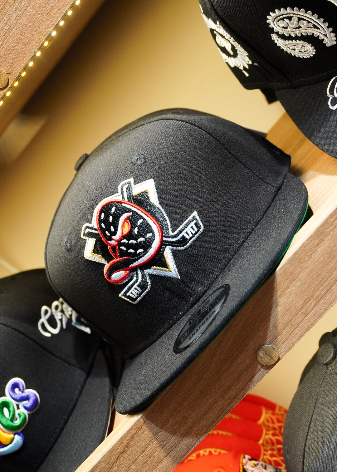 CAP NEW ERA ANAHEIM DUCKS BLACK