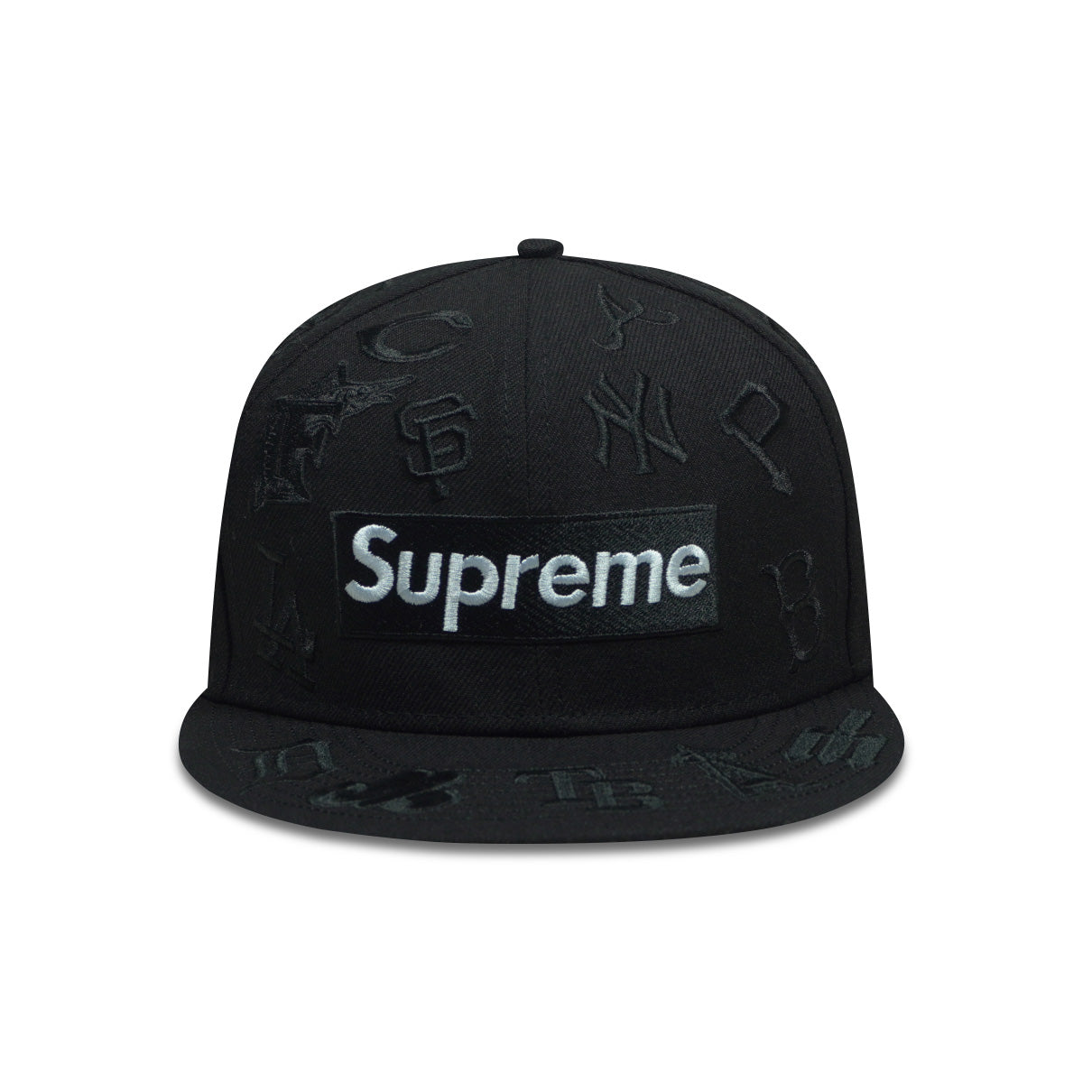 CAP NEW ERA X SUPREME ALL OVER BLACK