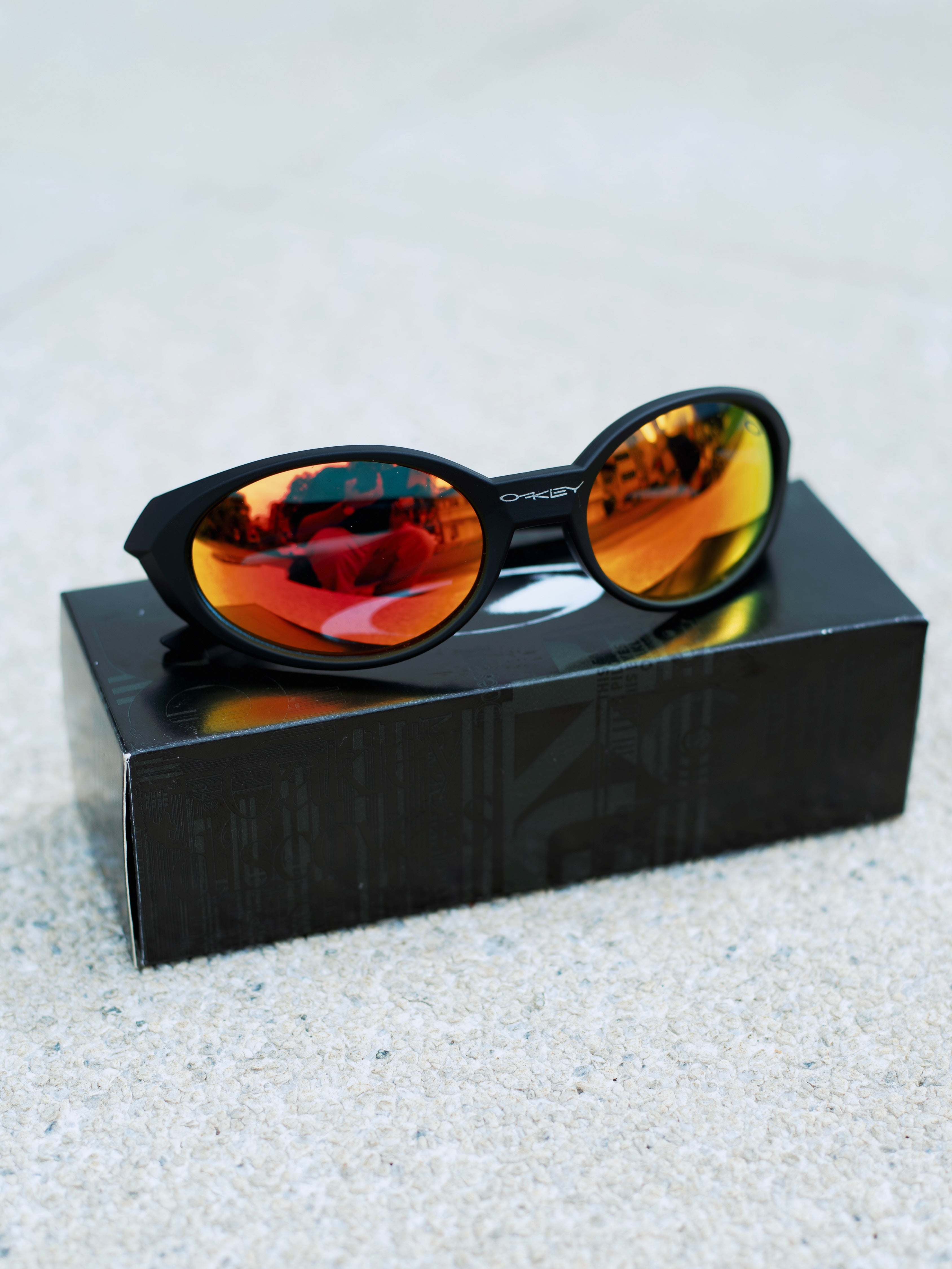 LENTES OAKLEY EYE JACKET REDUX BLACK AND RED