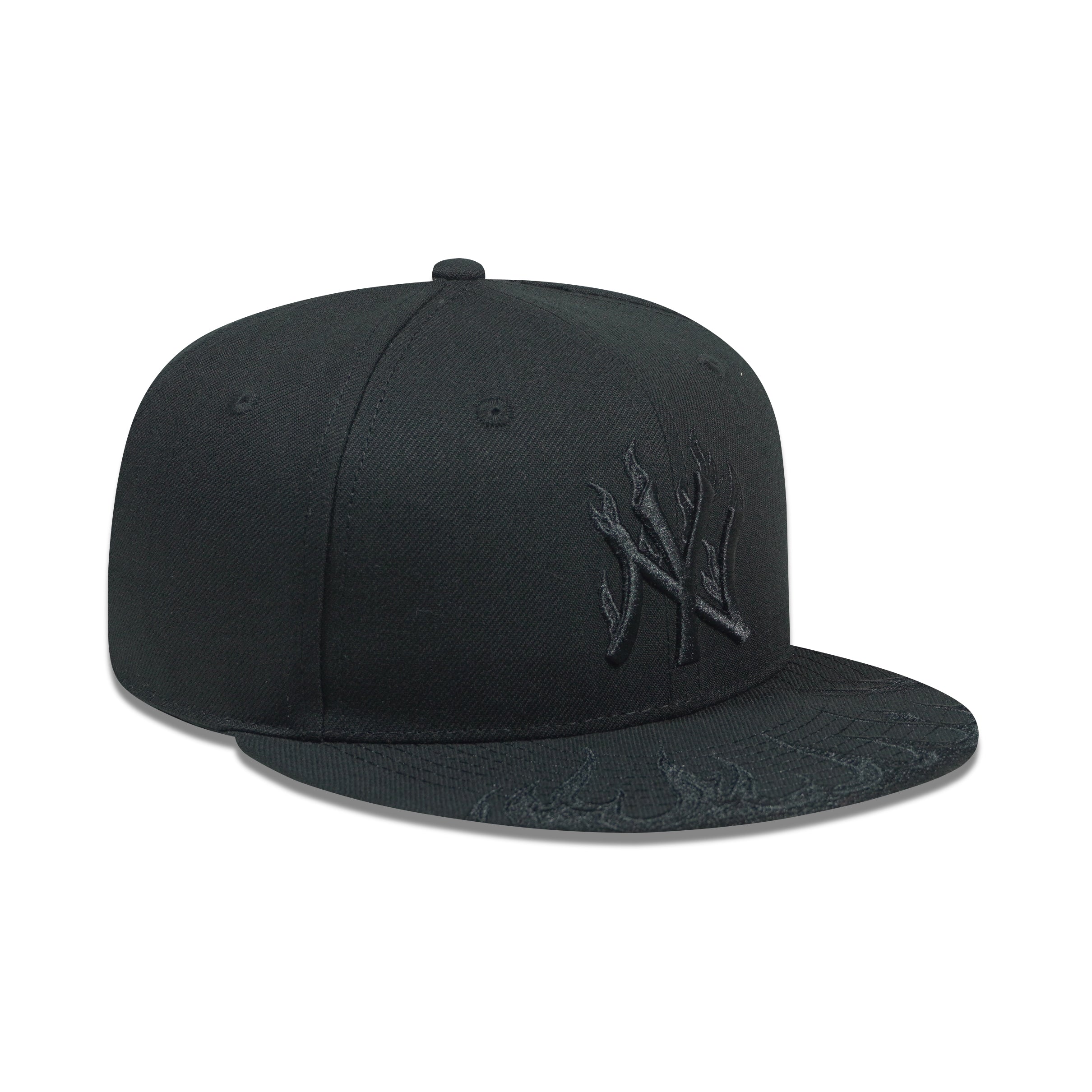 CAP NEW YORK YANKEES FLAME TOTAL BLACK