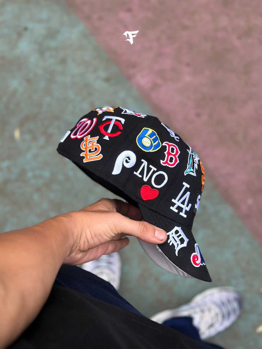 CAP MLB ALL OVER X SUPREME BLACK