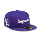 CAP SUPREME "NY" PURPLE FITTED