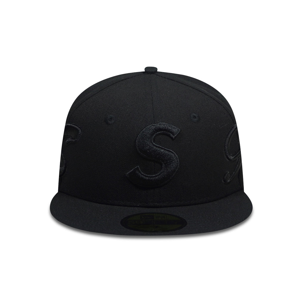 CAP SUPREME MULTI S LOGO NEW ERA TOTAL BLACK