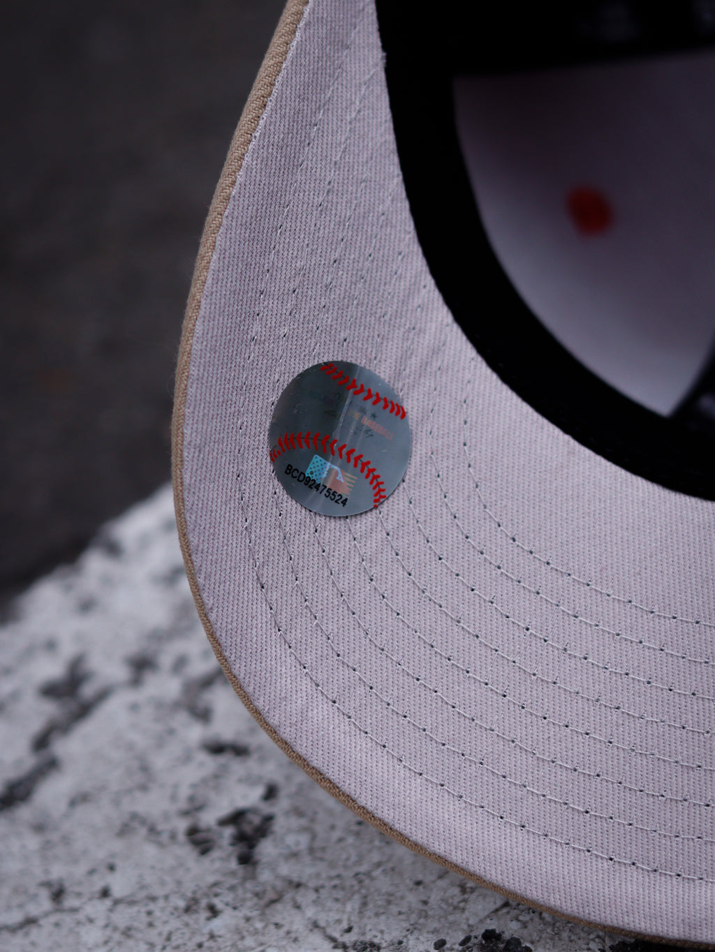 CAP NEW ERA ANGELS ROJA CON BEIGE